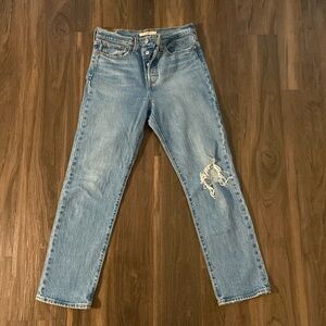 Levi womens jean wedgie straight